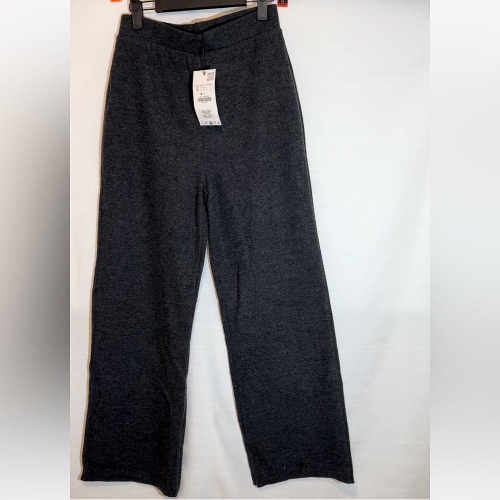 NWT Zara Grey Plush Jogger Pants Sz S